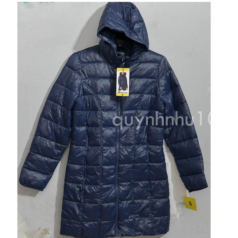 Aventure Ladies' 3/4 Length Puffer Jacket in BLue - Picture 2 of 7
